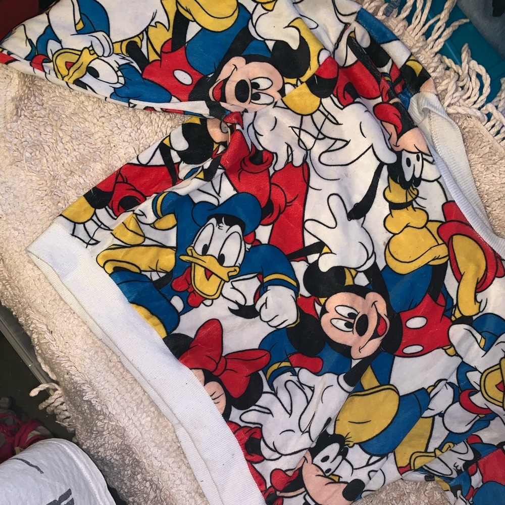 Mickey Mouse character cropped sweater